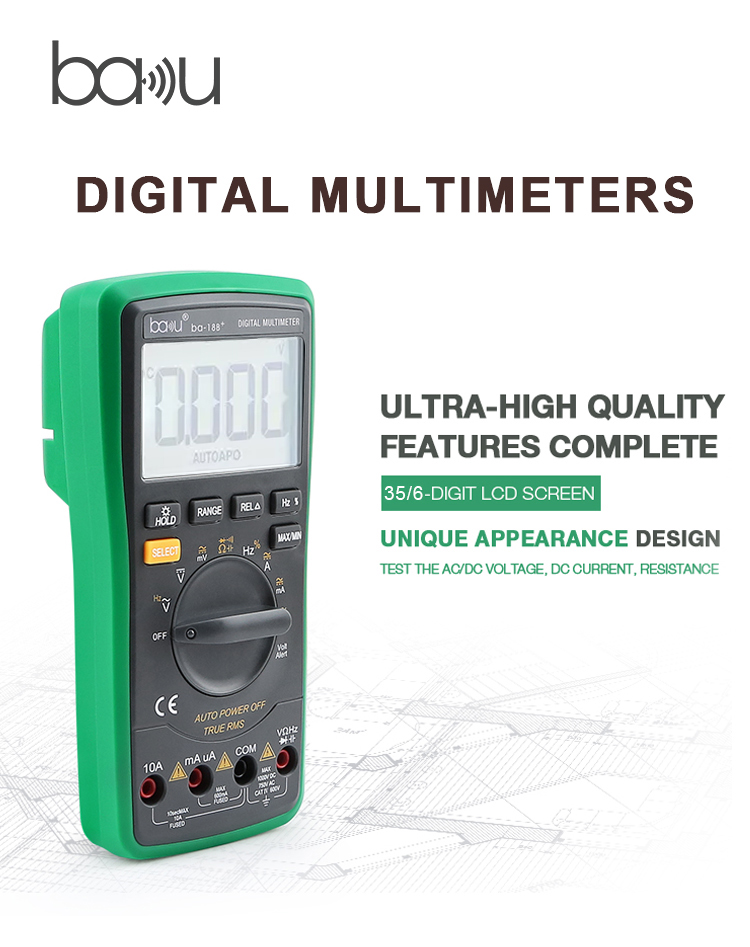 Meet the ba-18B+ Digital Multimeter 