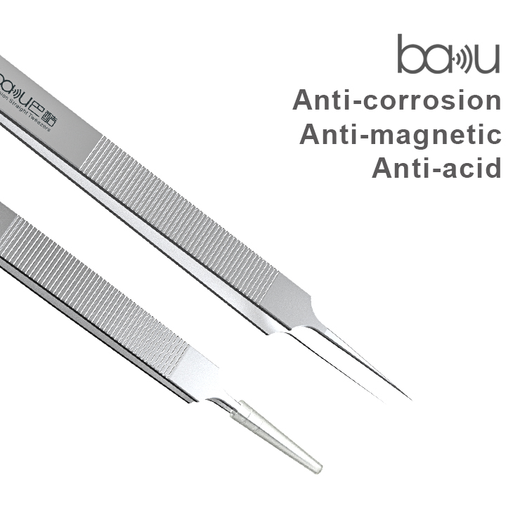 ba-2A-16 Precision Stainless Steel Tweezers