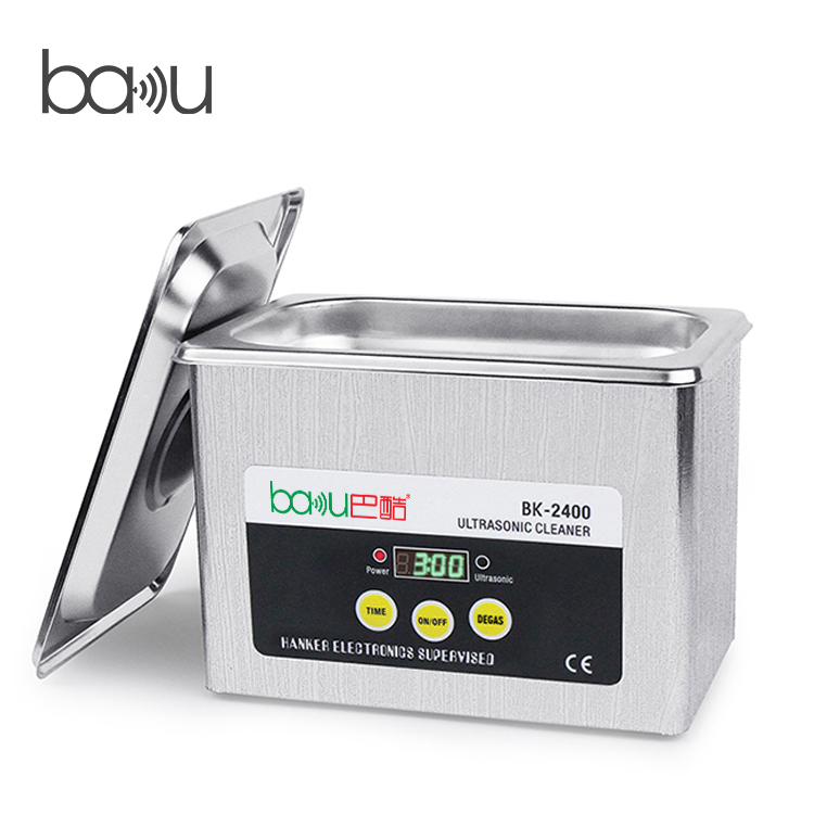 High quality BAKU BK-2400 high frequency ultrasonic cleaner for jewelry mainboard cleaning digital ultrasonic cleaner