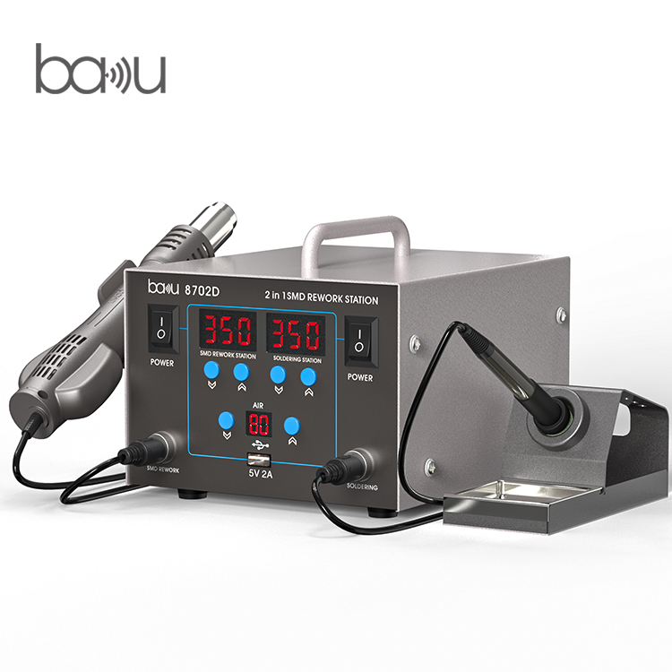 High quality BAKU ba-8702D rework station electronic soldering iron LED digital display long service life soldering stations