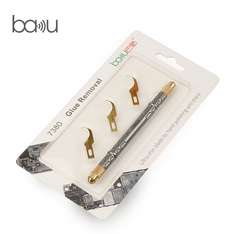 BAKU New Products !! CPU Prying Knife Removal Mobile Phone Repair Motherboard Chip Degumming Tool Scraper Ba-7380C CN;GUA 3 buy