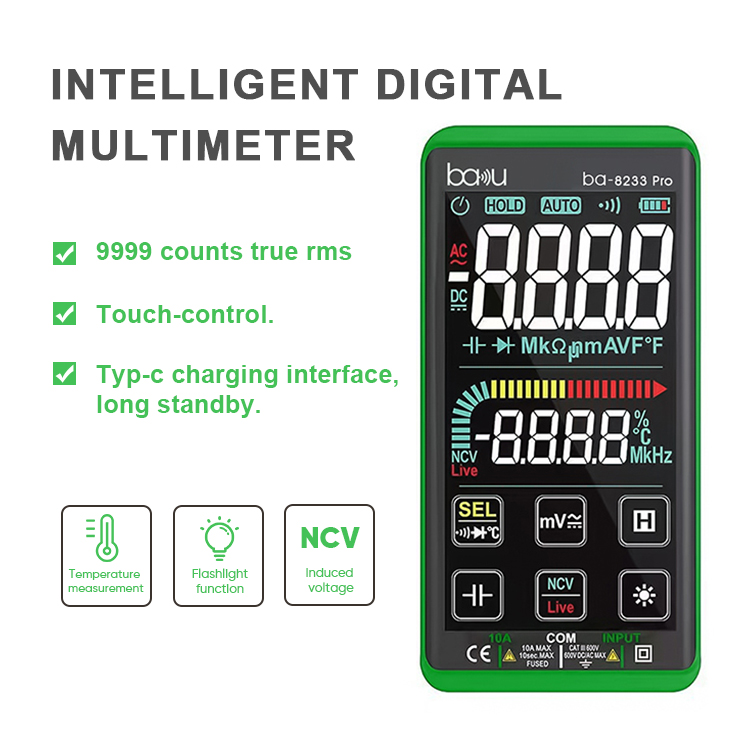 Touch Screen Multimeter BA-8233 Pro