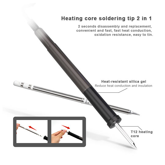 T12 Hot Air Soldering Station BA-898D+
