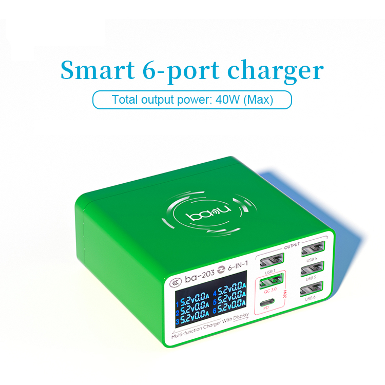 6 in 1 Portable DC Charger BA-203