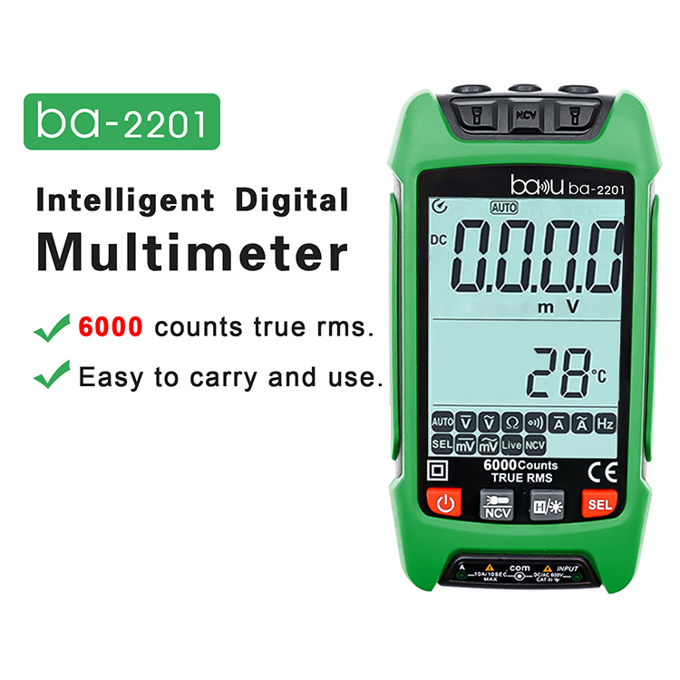 6000 Counts Multimeter Tester BA-2201