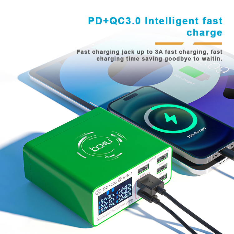 6 in 1 Portable DC Charger BA-203