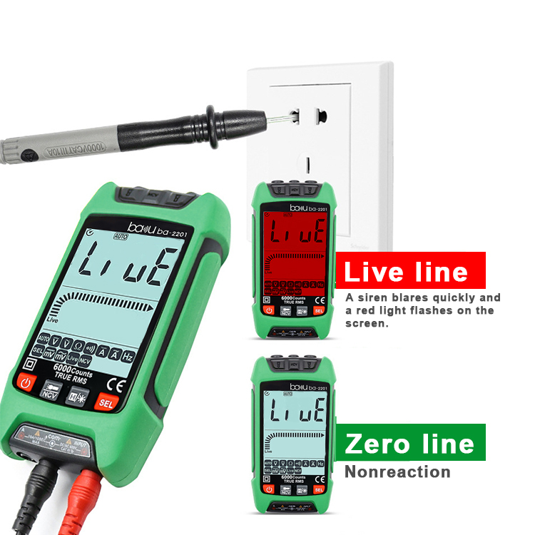 6000 Counts Multimeter Tester BA-2201