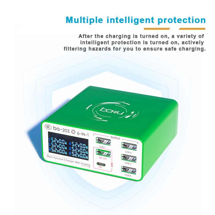 6 in 1 Portable DC Charger BA-203
