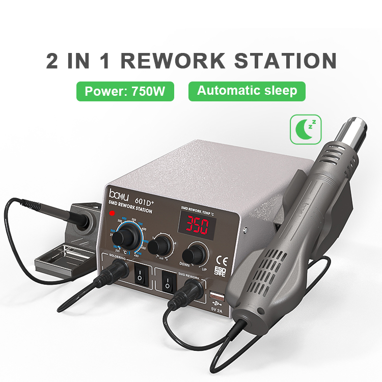 2 in 1 Soldering Station with Digital Display BA-601D+