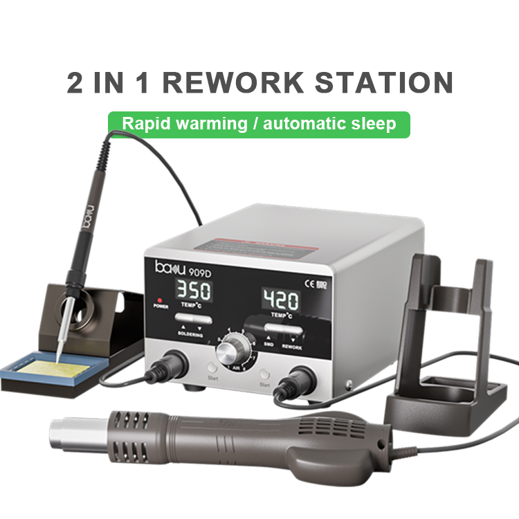 2 in 1 Soldering Rework Station BA-909D