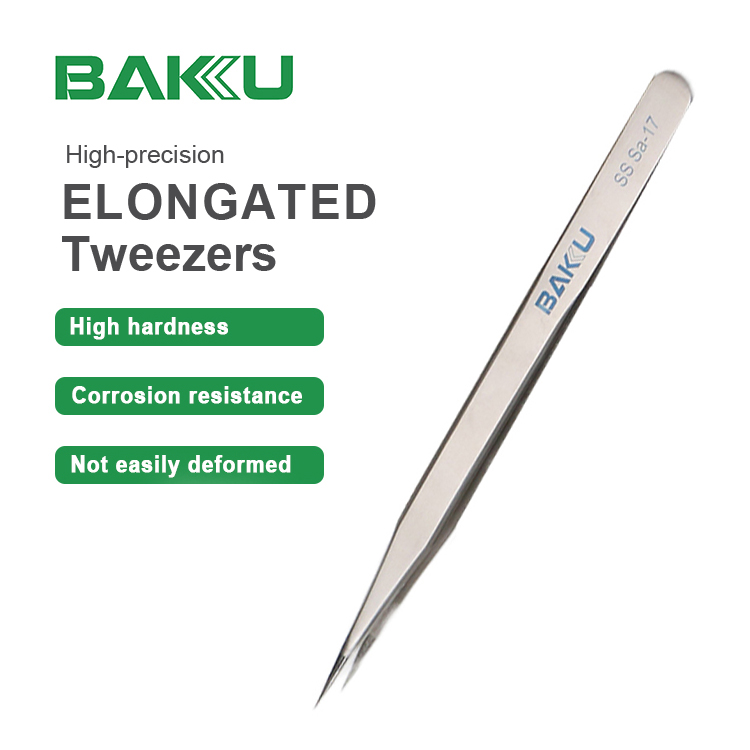 Elongated Tweezers SS sa-17