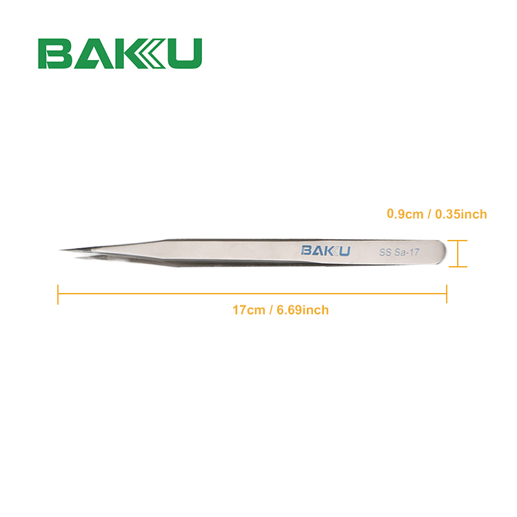 Elongated Tweezers SS sa-17