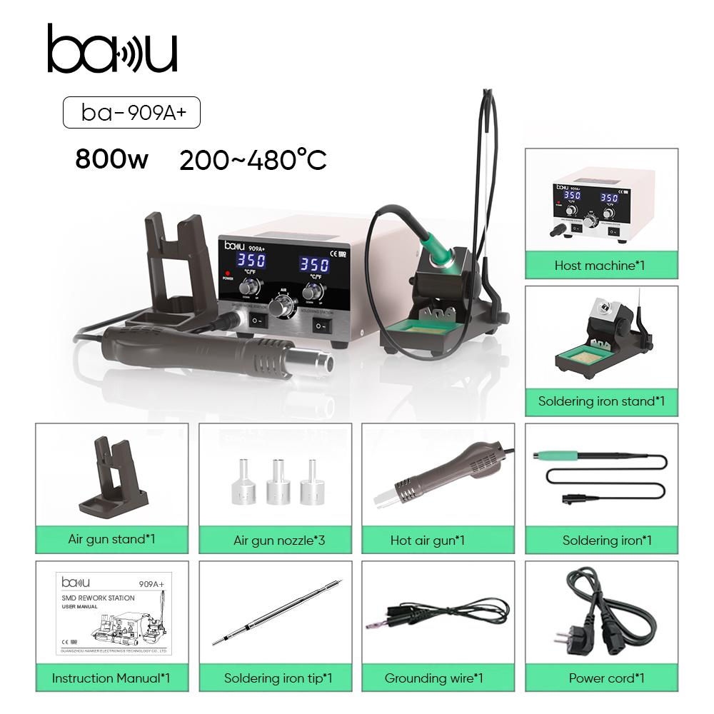 Multi-Tip Soldering Station BA-909A+