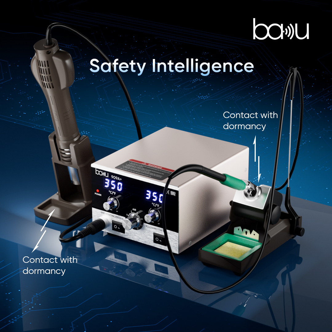 2 in 1 Soldering station BA-909A+