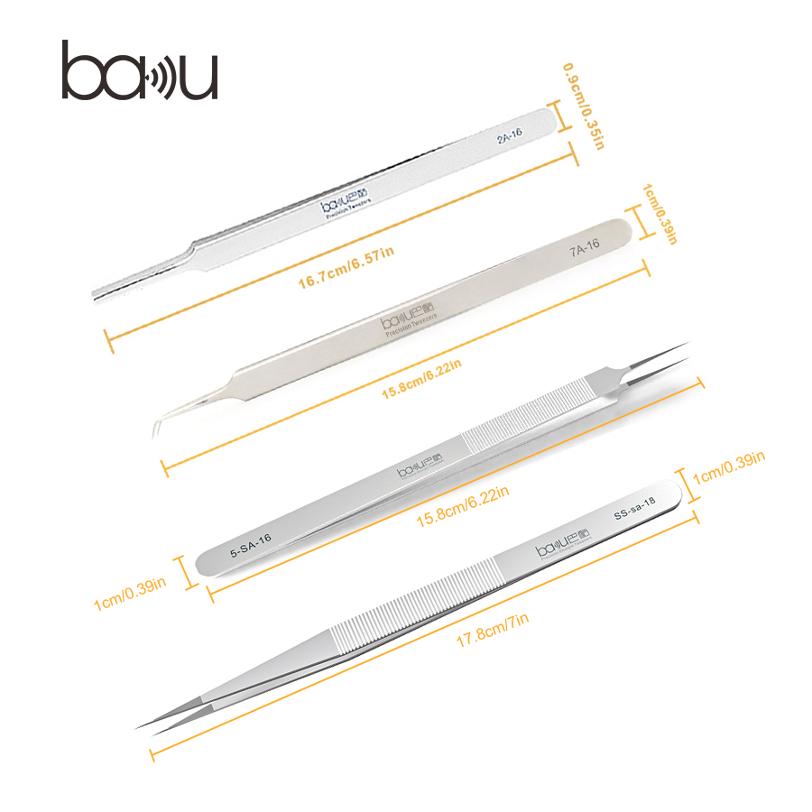 Multi-style Tweezers Set