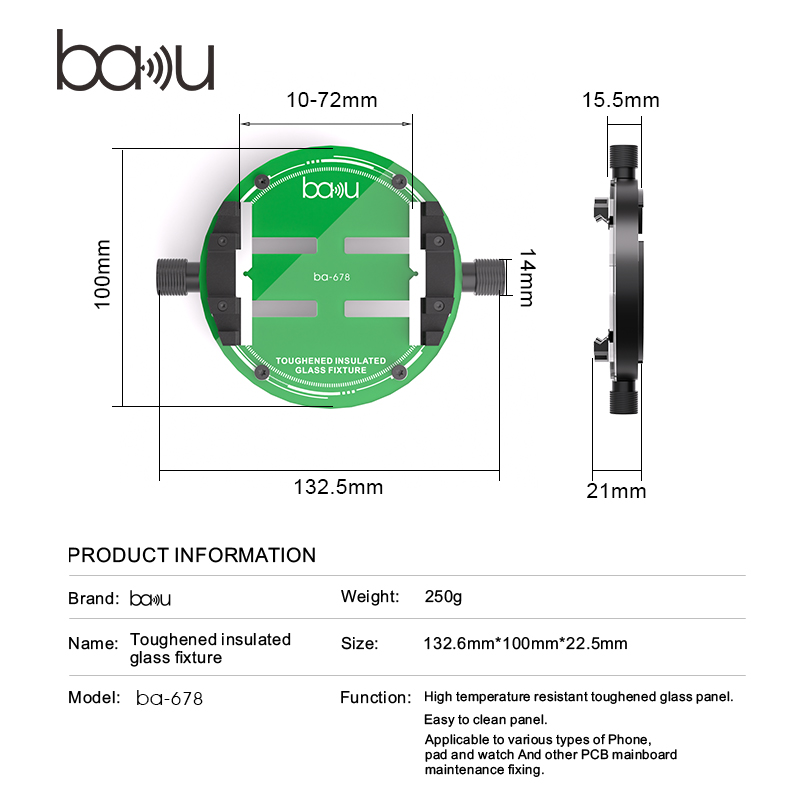 500℃ Heat-Resistant Repair Fixture BA-678
