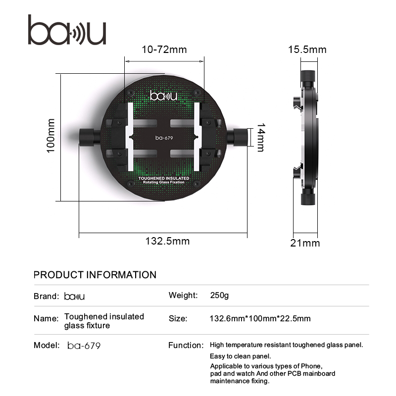 360° Rotating Motherboard Fixture BA-679